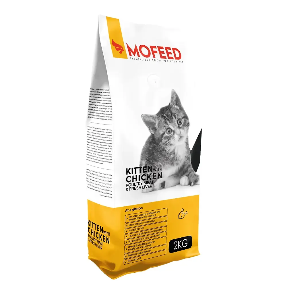 غذای خشک بچه گربه با طعم مرغ مفید