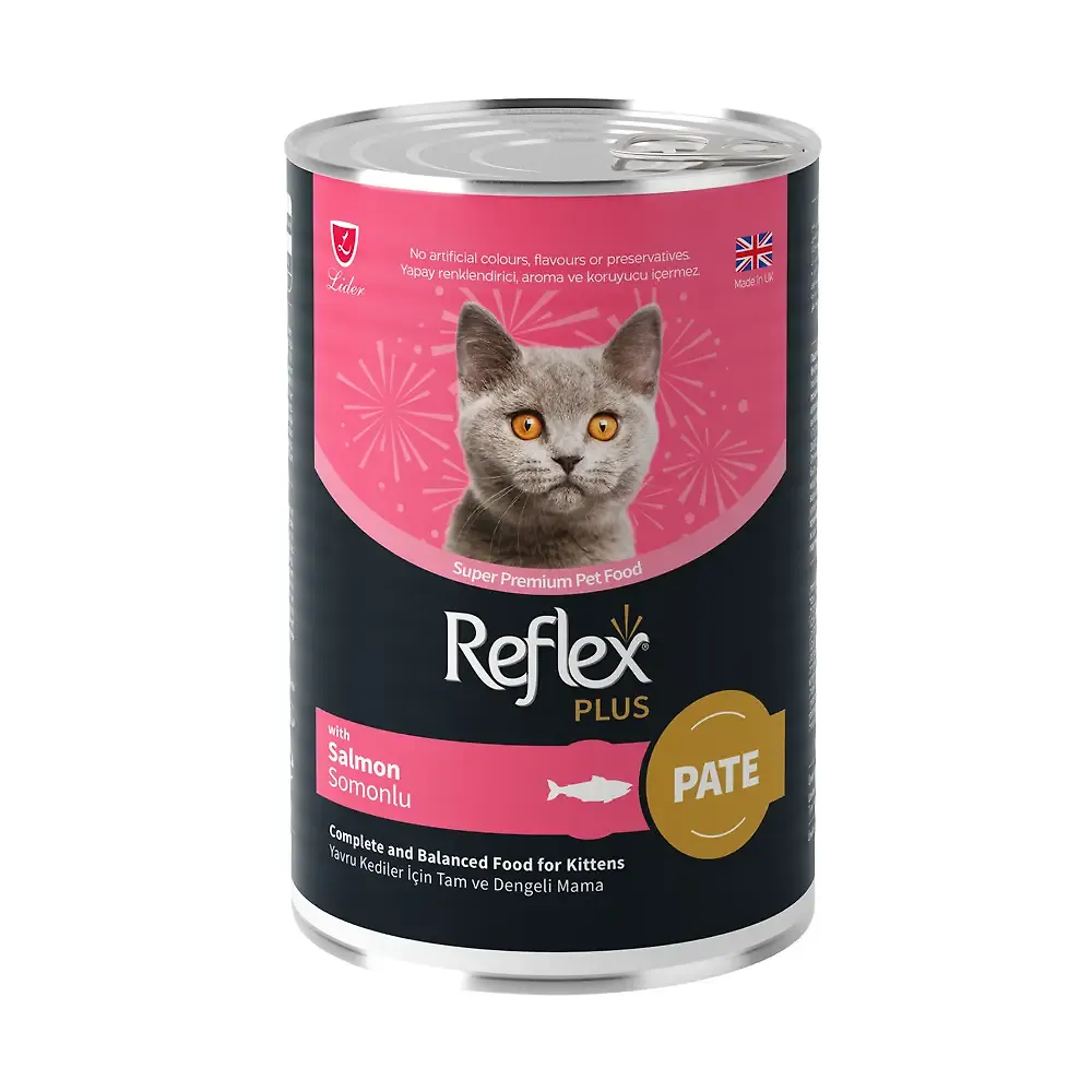 کنسرو بچه گربه با طعم ماهی سالمون رفلکس پلاس