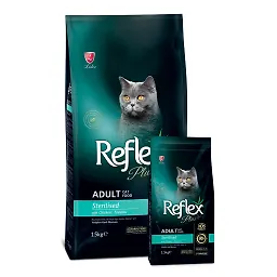 غذای خشک گربه عقیم شده بالغ با طعم مرغ رفلکس پلاس