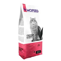 غذای خشک گربه بالغ با مرغ و گوشت گوساله مفید