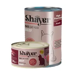 خرید و قیمت کنسرو گربه مدل پته ای با طعم گوشت قرمز شایر 200 گرمی