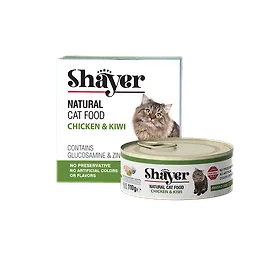 خرید و قیمت کنسرو گربه مدل نچرال با طعم مرغ و کیوی شایر
