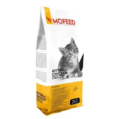 غذای خشک بچه گربه با طعم مرغ مفید