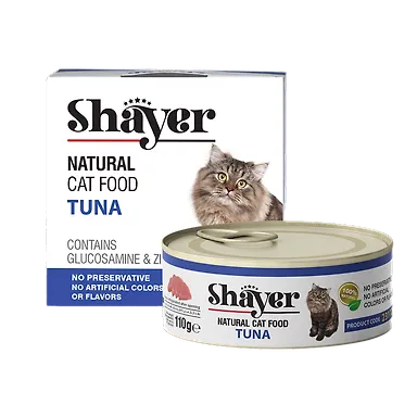 خرید و قیمت کنسرو گربه مدل نچرال با طعم ماهی تن شایر