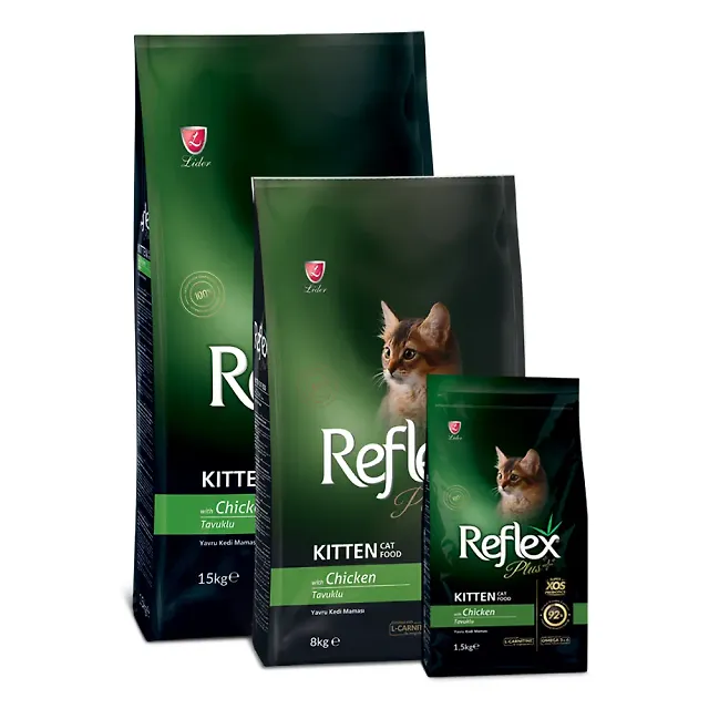 غذای خشک بچه گربه با طعم مرغ رفلکس پلاس
