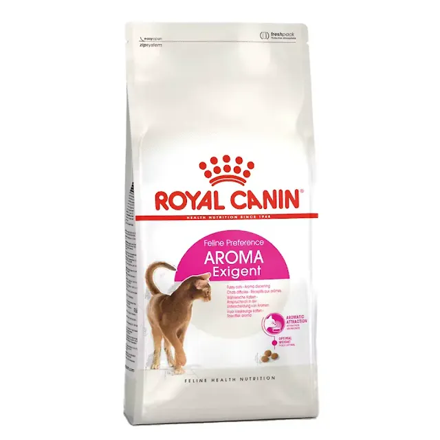 غذای خشک گربه آروما اگزیجنت حساس به بوی غذا رویال کنین