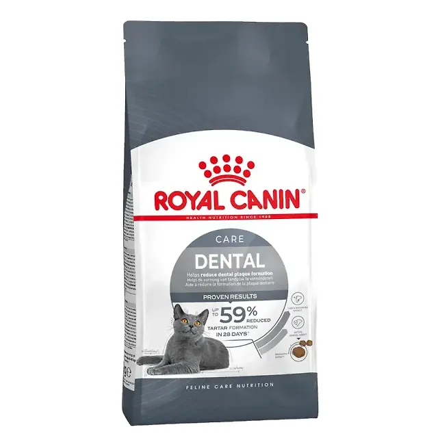 غذای خشک گربه دنتال کر ( اورال کر ) رویال کنین