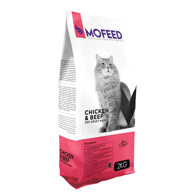 غذای خشک گربه بالغ با مرغ و گوشت گوساله مفید